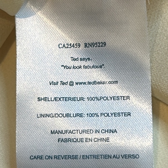 Ted Baker London Butterfly Halter Dantout Dress Women Size 8 - Picture 7 of 17